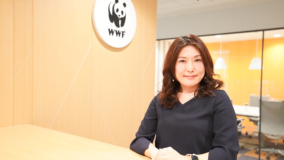 WWF外岡瑞紀さんの正面顔
